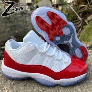 Jordan 11 clearance red low cut