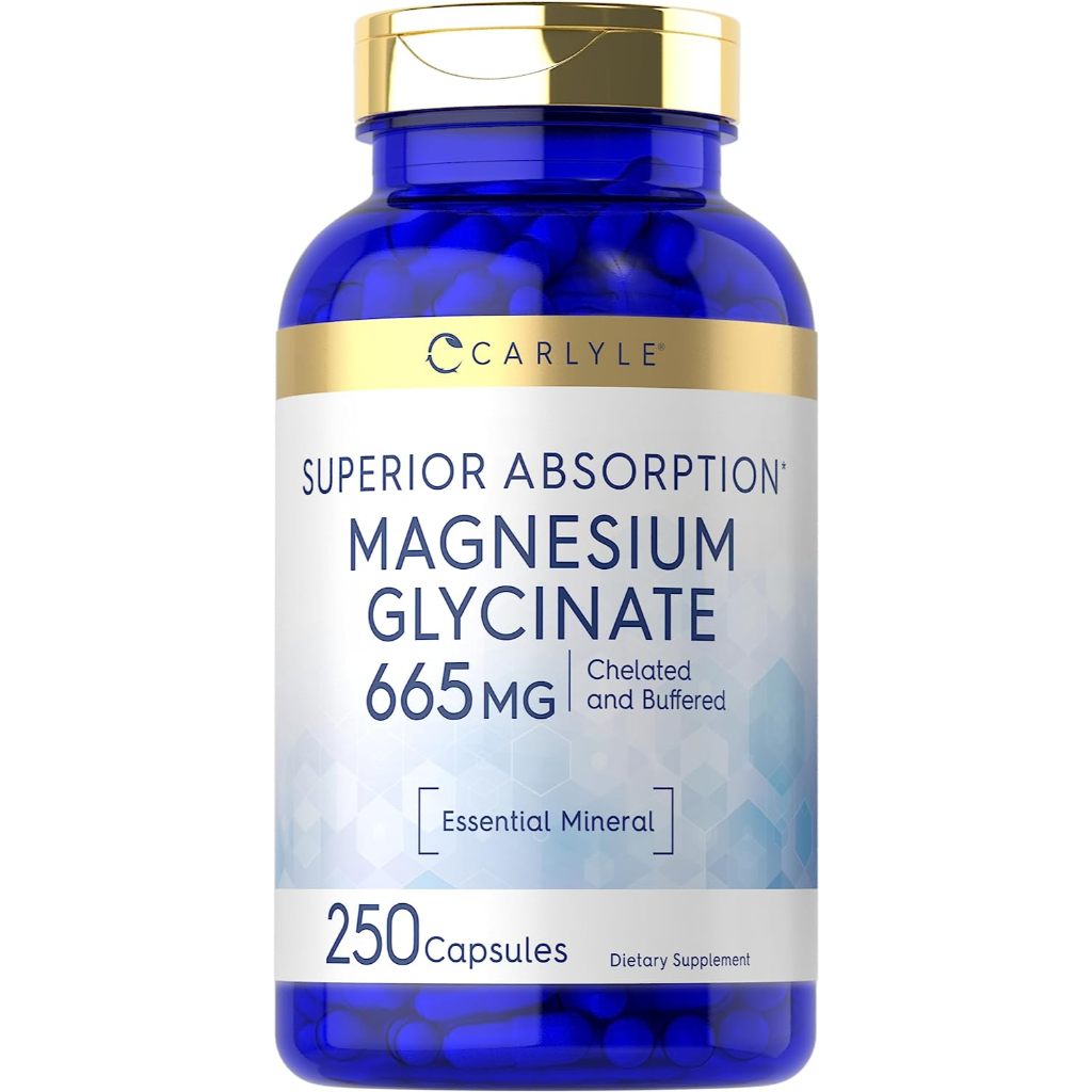 250 Capsules Magnesium Glycinate 665 mg Shopee Philippines
