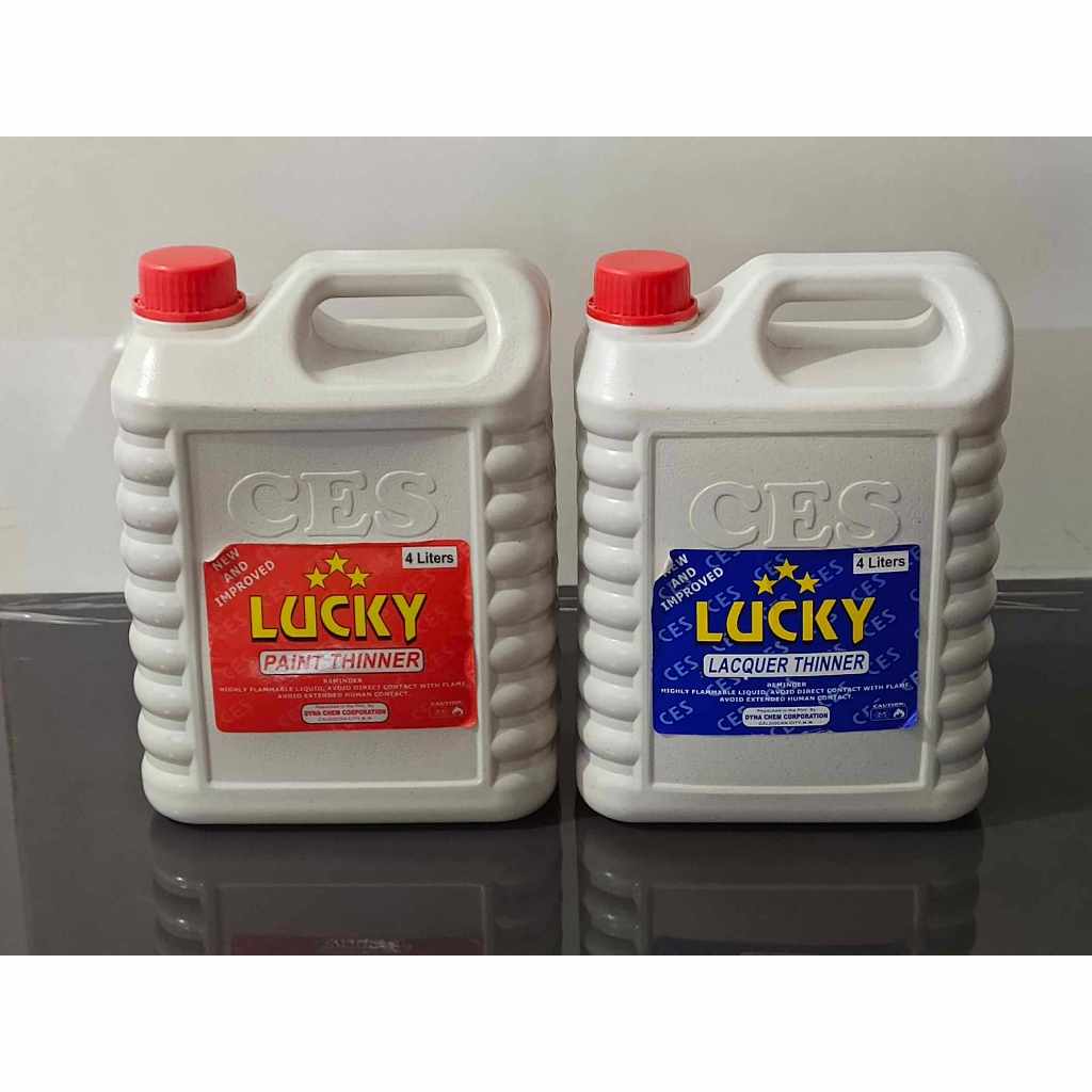 LUCKY PAINT AND LACQUER THINNER 3 LITERS LACQUER FOR PAINT Shopee