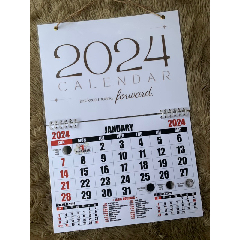 Customized 2024 Wall Calendar Shopee Philippines