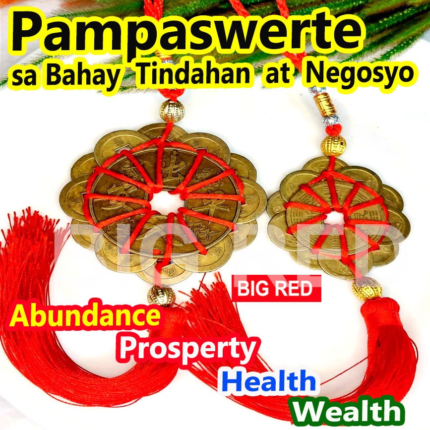 Fengshui Hanging 15 Coins Lucky Charm for Business, Wealth, Prosperity