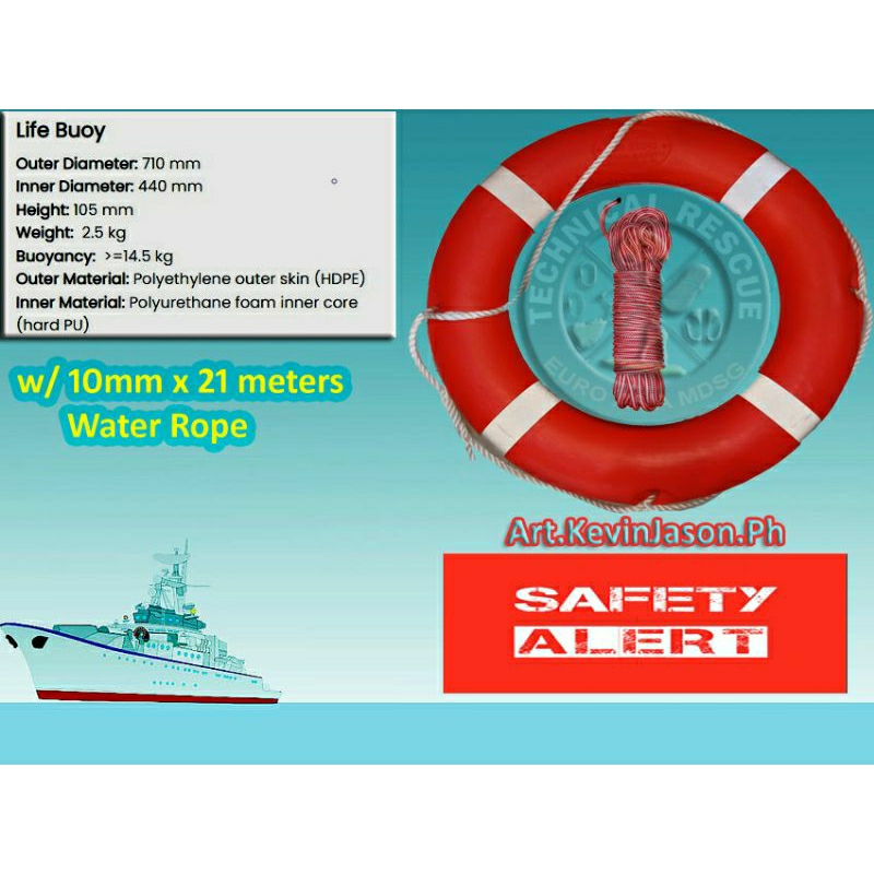 Rescue Lifebuoy Life Ring Flooding season Disaster Floatering Lifering ...