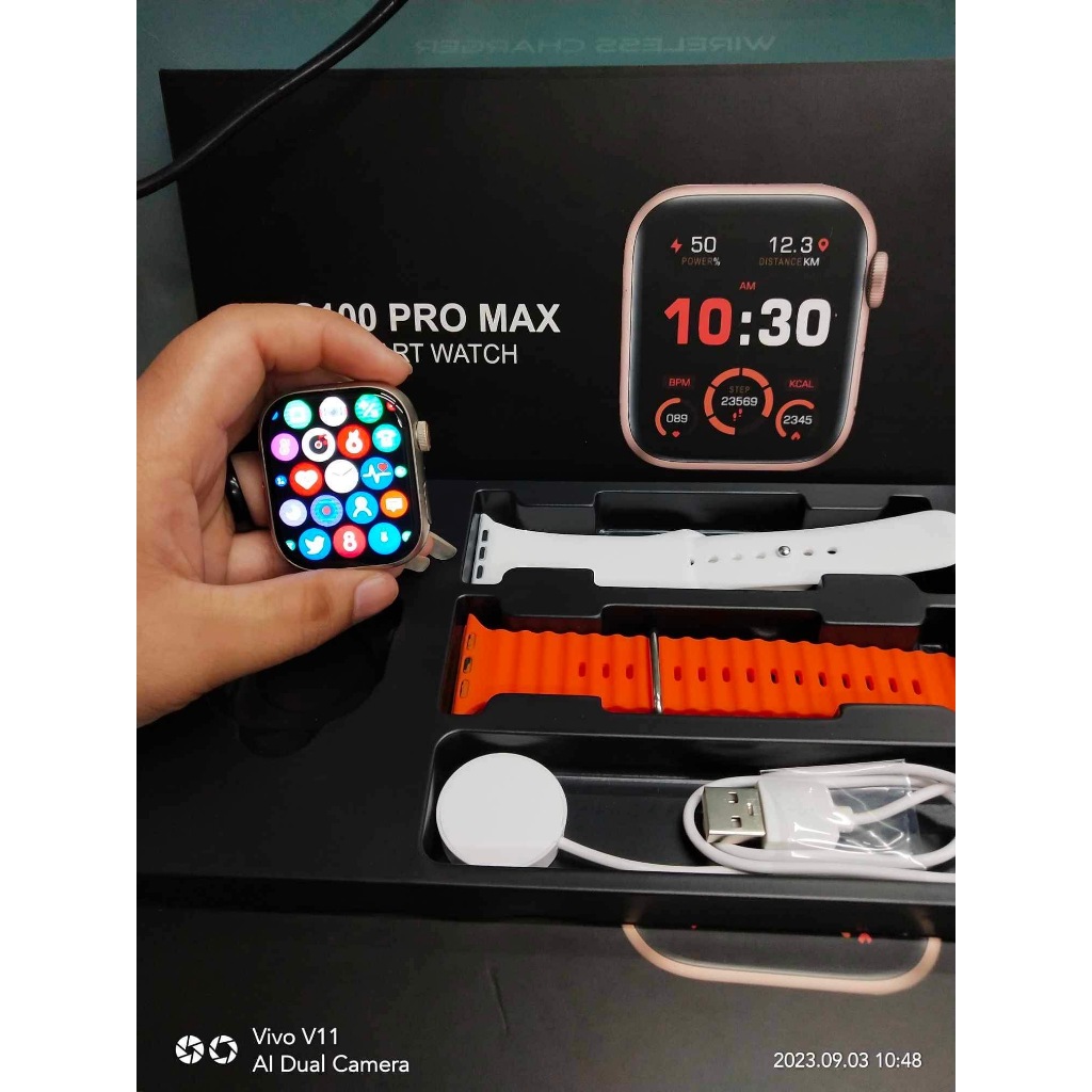 S100 with 4 strap bluetooth smartwatch | Shopee Philippines