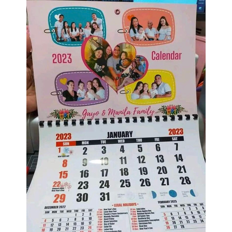 COD 2024 Calendar personalized souvenirs give aways Shopee