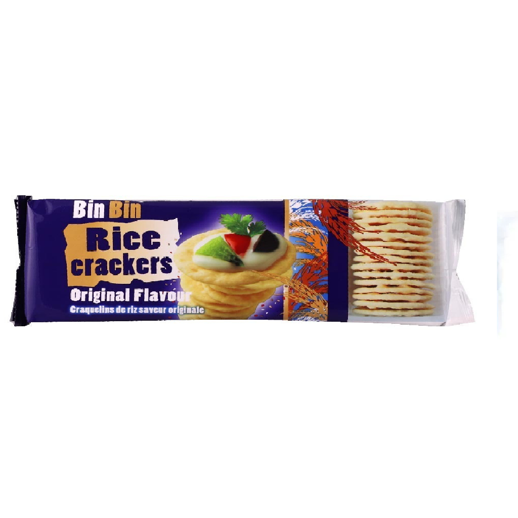 Bin Bin Rice Crackers Original Flavor/Sesame Flavor/ Onion Flavor 100g