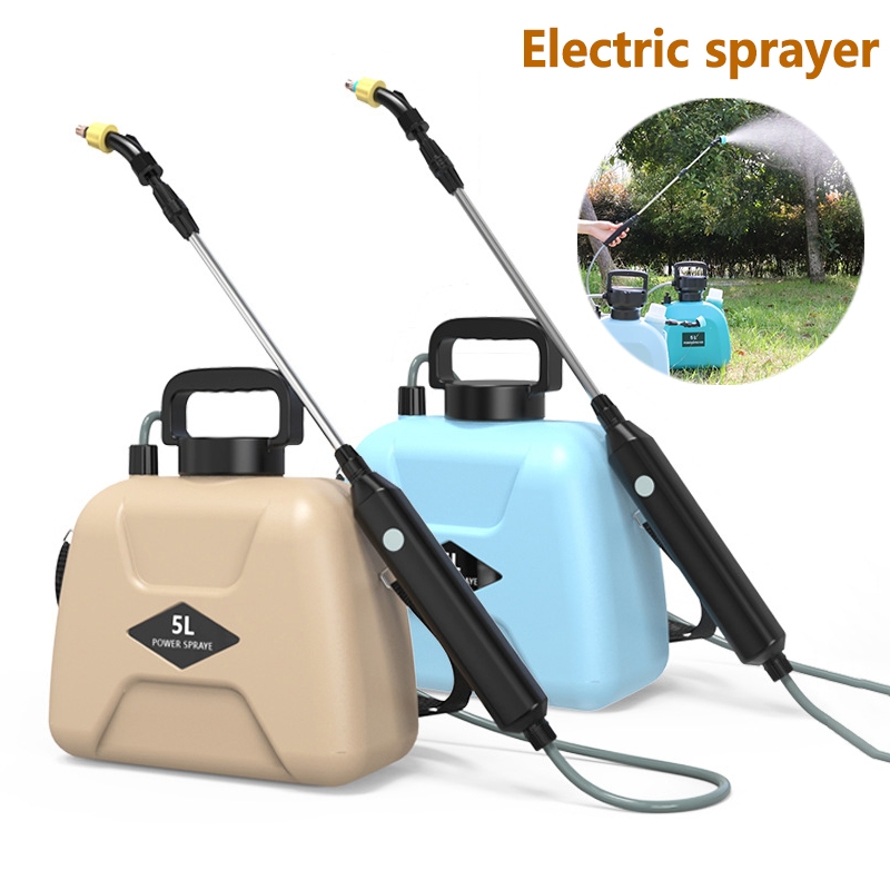 Electric portable sprayer 5L agricultural spray garden backpack ...