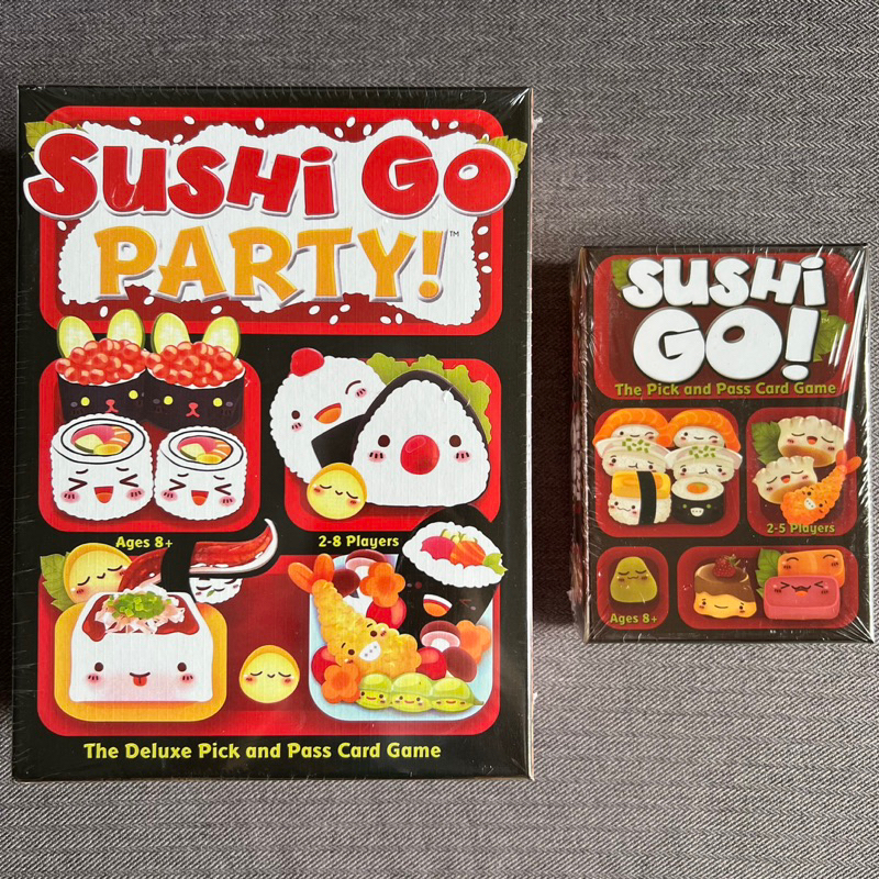 Sushi Go and Sushi Go Party Fun Board Game toys for kids Blue