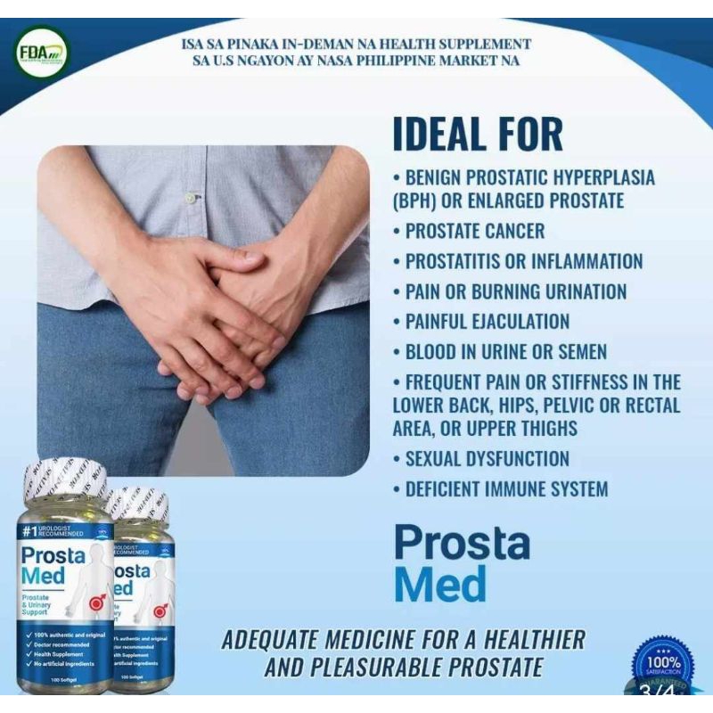 PROSTA MED HELPS PROSTATE CARE | Shopee Philippines
