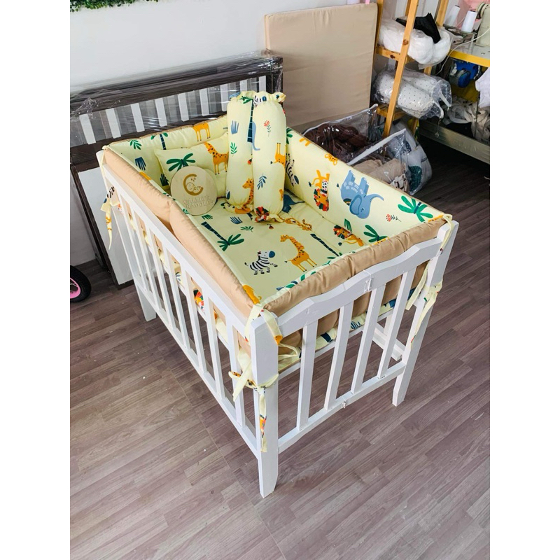 White adjustable crib COMPLETE SET Shopee Philippines