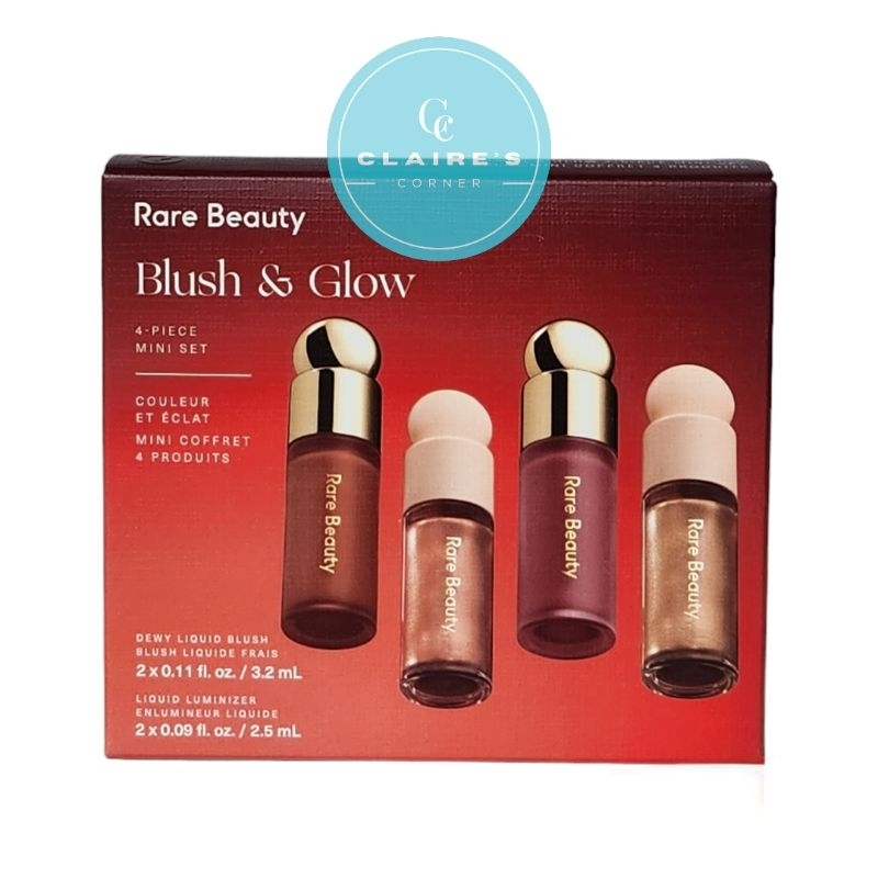 Rare Beauty Mini Blush & Glow 4-Piece Set | Shopee Philippines