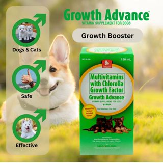 GROWTH ADVANCE 250ml 120ml Growth Enhancher Dog Pet Vitamins Shopee Philippines
