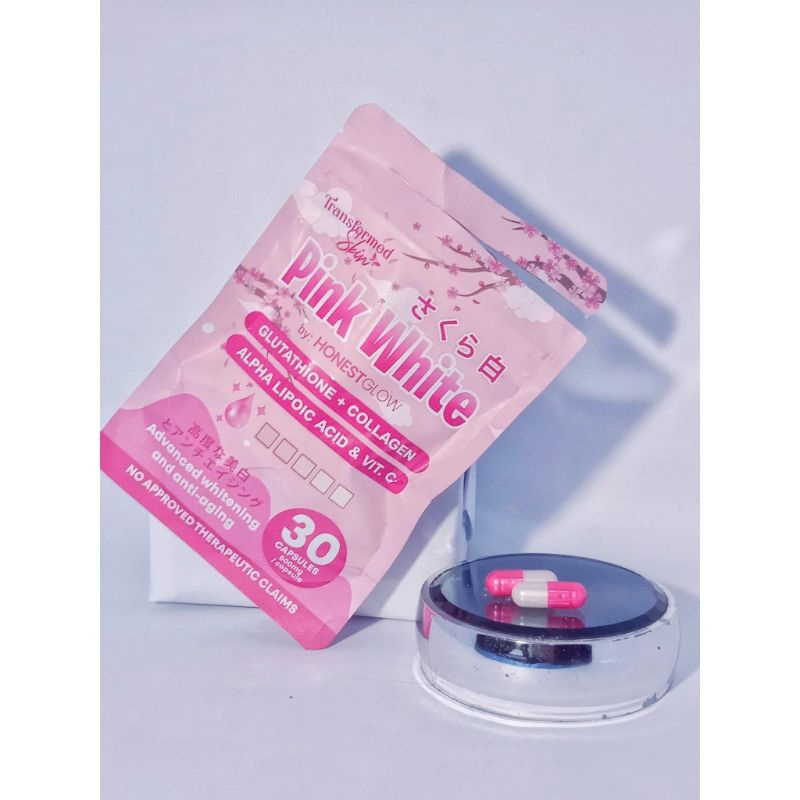 Honest Glow Pink White Caps 30 capsules | Shopee Philippines