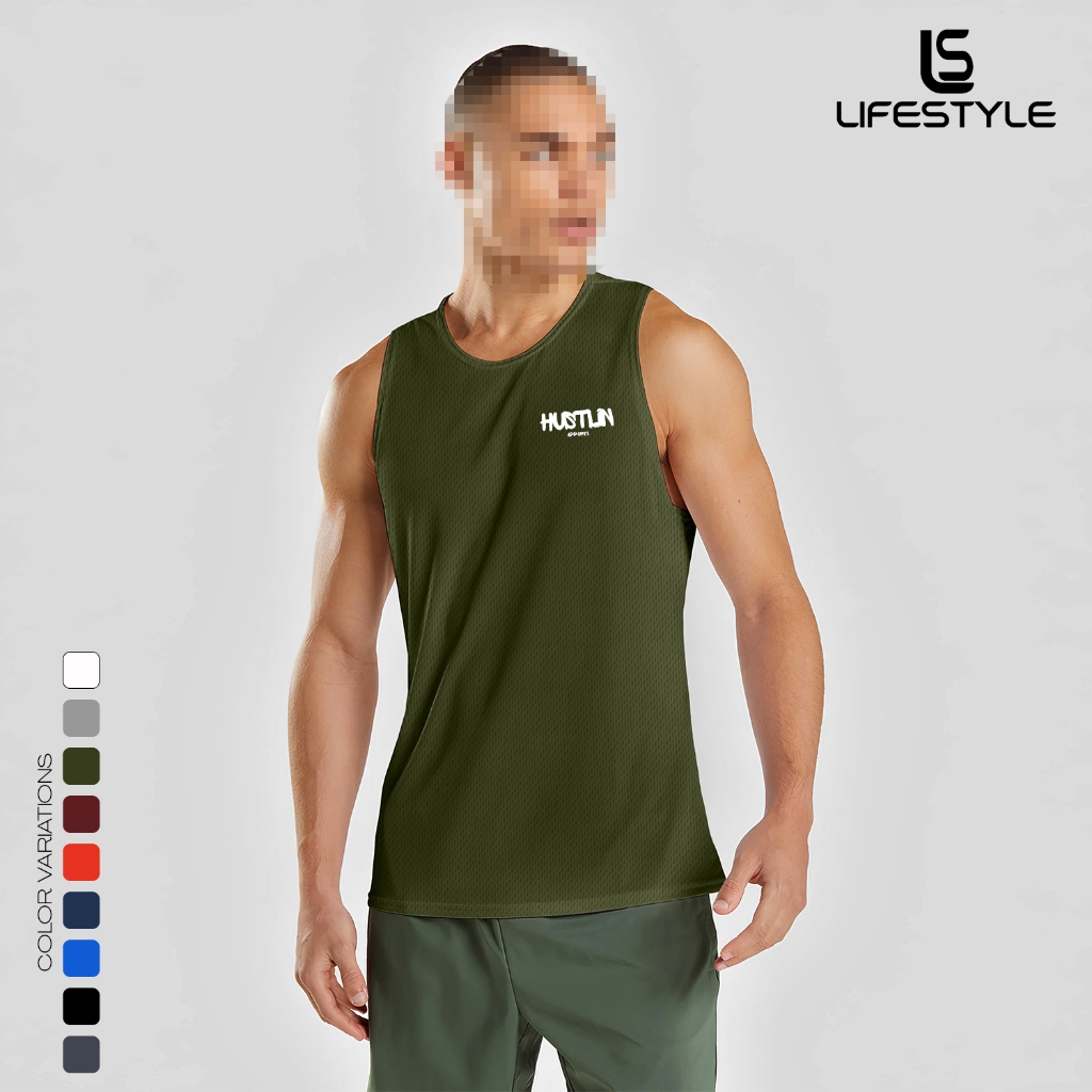 DRT WITH LOGO DRIFIT JERSEY SANDO FOR MEN Fit to sizes small
