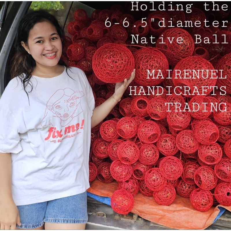 Decorative Native Balls/DIY needs/Different Color | Shopee Philippines