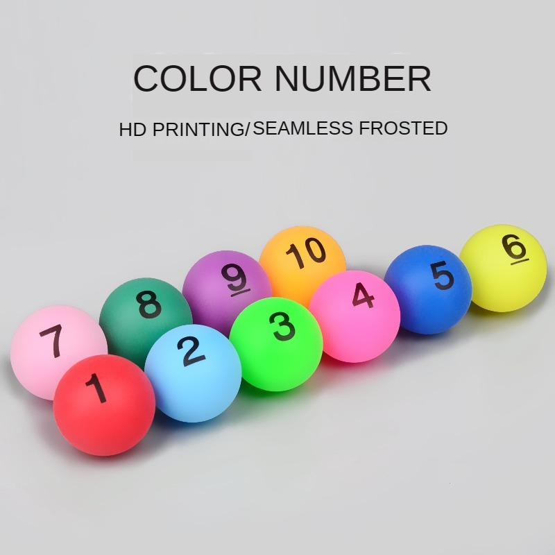 Lottery Balls Assorted Color 1 to 200 Numbered Table Tennis Balls for