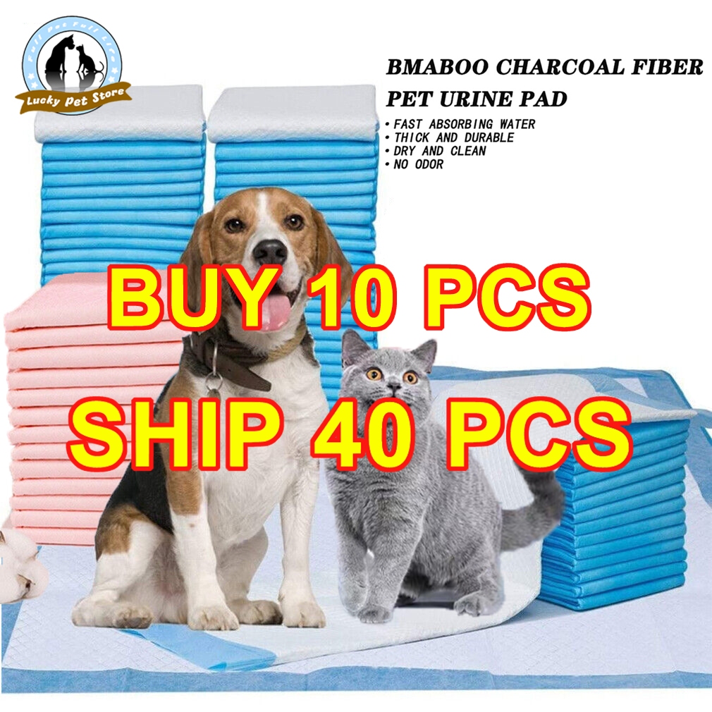 【Buy 1 Ship 4】Dog Pee Pad Dog Training Pad Pet Dog Potty Poop Pads Cat