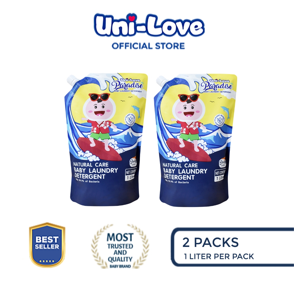 UniLove Paradise Baby Laundry Detergent 1L (Summer Solstice) 1L Pack of