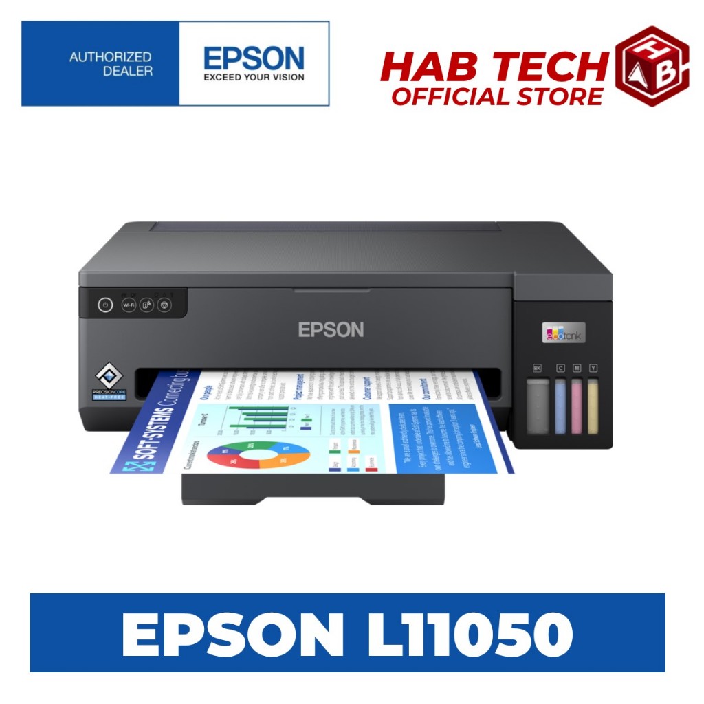 Epson L11050 A3 Printer 4 Colour Epson L1300 Successor Hab Tech Shopee Philippines 2686