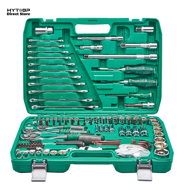 HYTOBP 121PCS Repair Tool Set Socket Wrench Set Car Tools Set Torque