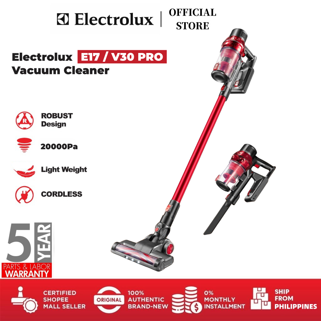 Electrolux Cordless Vacuum Cleaner E17 / V30 PRO Wireless High Power