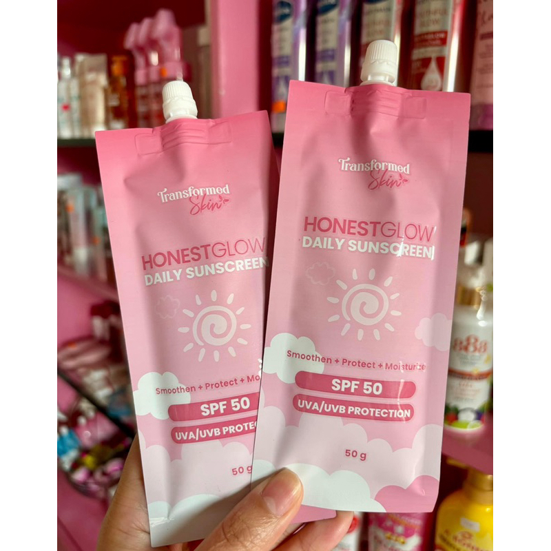 Honest Glow Daily Sunscreen 50g with Spf50 | Shopee Philippines