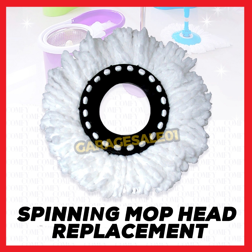 Microfiber 360 Magic Mops Spinnable Tournado Spin Mop Head Replacement ...
