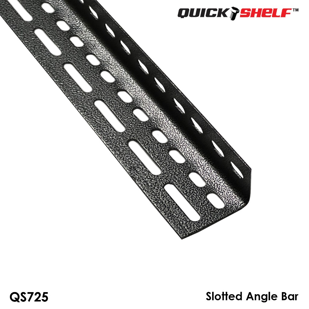 QS 40x60mm BIG SLOTTED ANGLE BAR 1.5"x2.4"x1.8mm QS725 DIY Storage