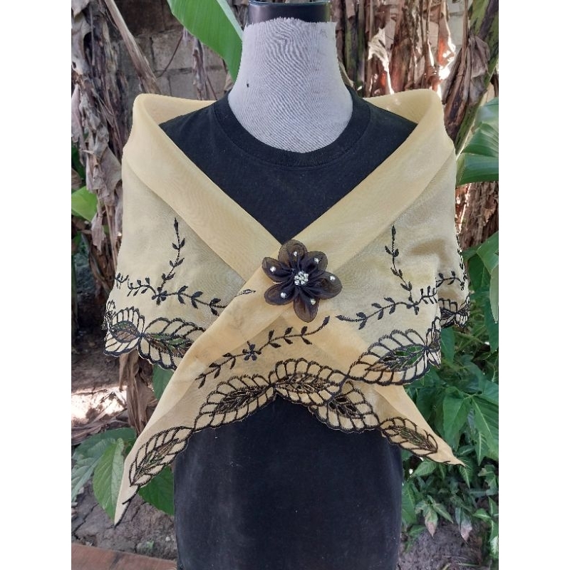 ALAMPAY FILIPINIANA LEAF DESIGN (EMBROIDERED WITH