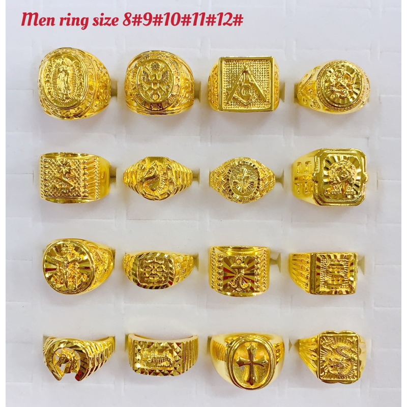 24 carat gold ring store for men