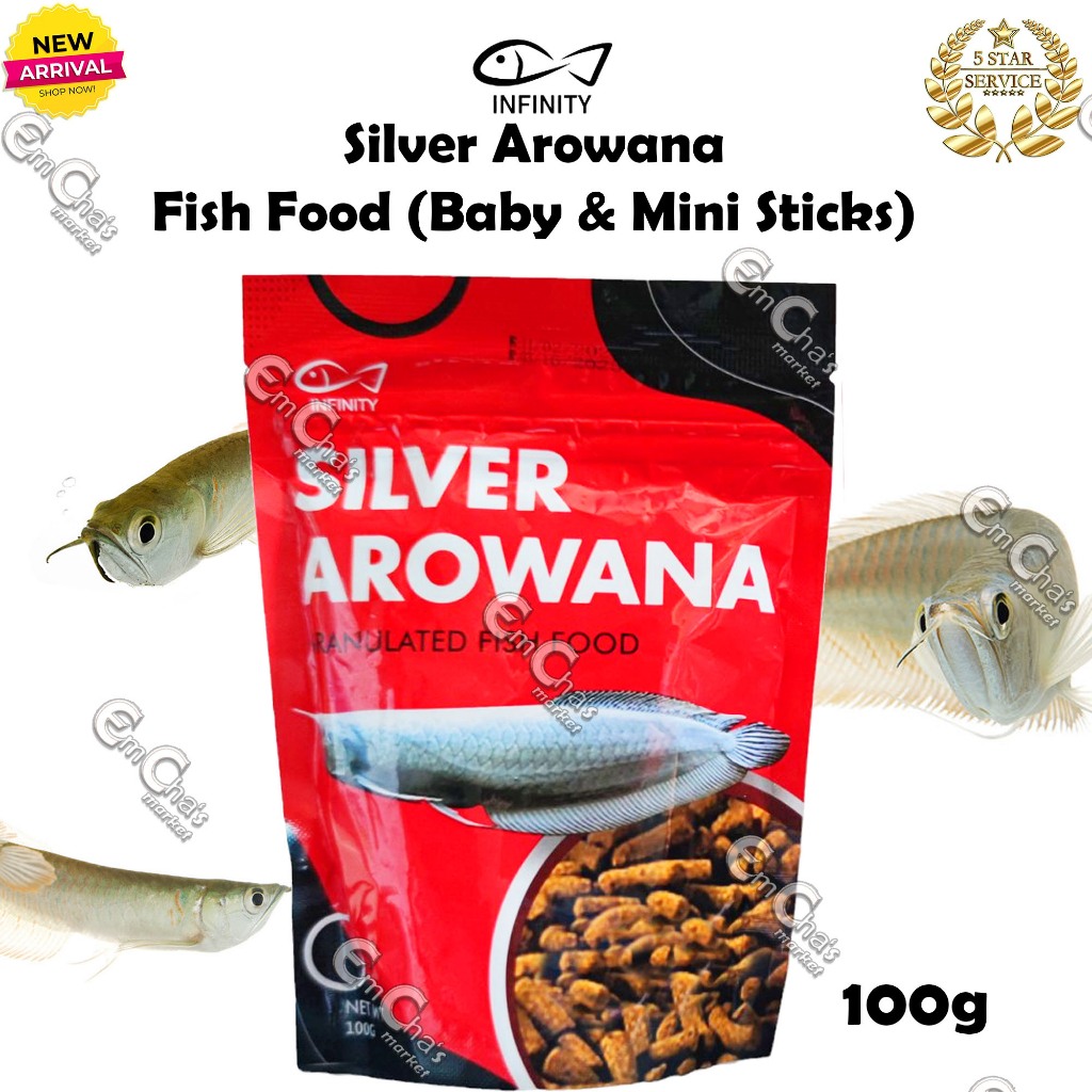 Infinity Silver Arowana Food 100g (Red Pack) (CHOOSE SIZE) Arowana Feed (ff) Shopee Philippines
