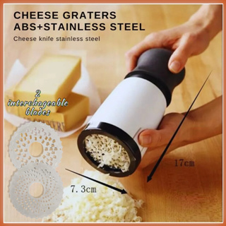Rotary Cheese Graters Manual Handheld Cheese Cutter With Stainless Steel  Drum Hand Crank Cheese Shredder Kitchen Grater Tool For - Cheese Tools -  AliExpress