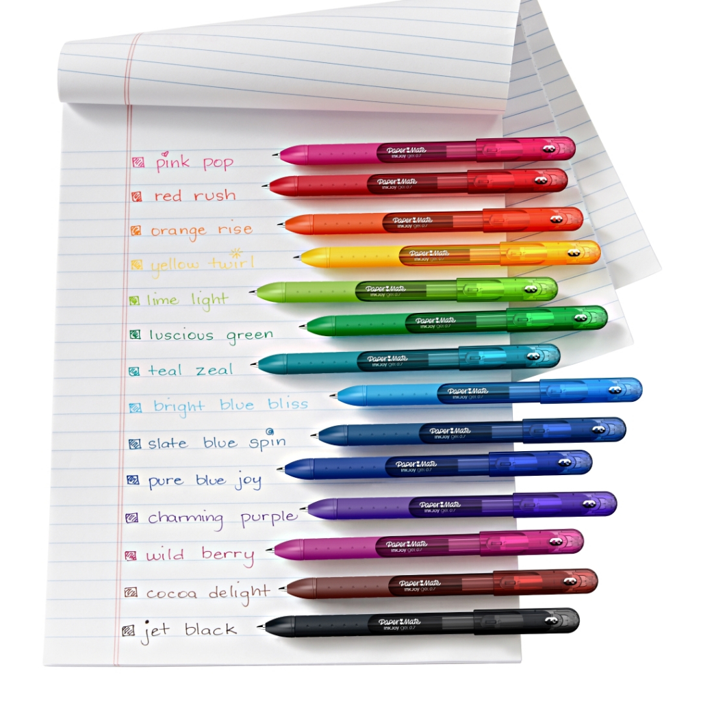 Paper Mate Inkjoy 0.5mm Capped Gel Pen (PCS) | Shopee Philippines