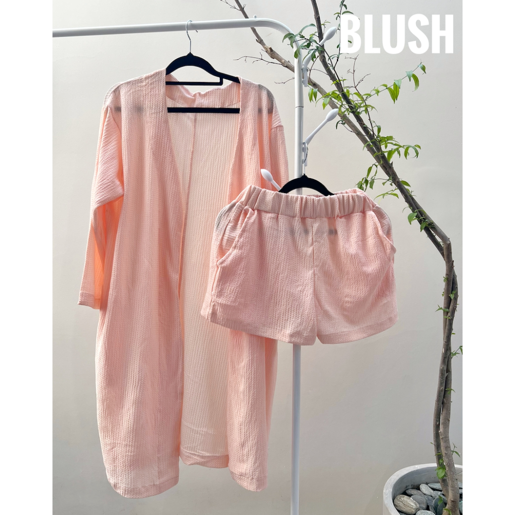 CARDI SET Women Clothes Cardigan Shorts Set Coords Fashion Style Cover Up Summer Trendy Shopee Philippines