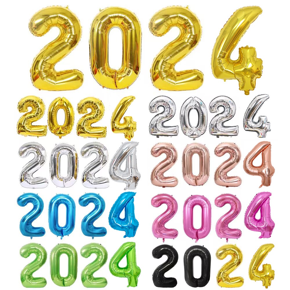 32 Inch 2024 Happy New Year Decor Digital Aluminum Foil Balloon Set   Ph 11134207 7r98x Lodpbnwa9vet99