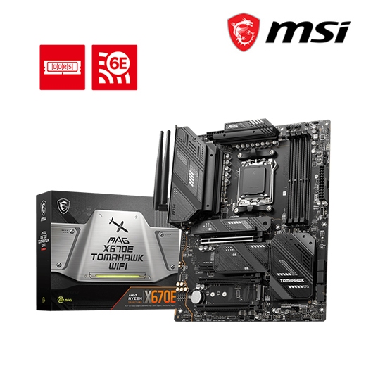 MSI MAG X670E TOMAHAWK WIFI Motherboard - AMD X670 (Socket AM5) / DDR5 ...