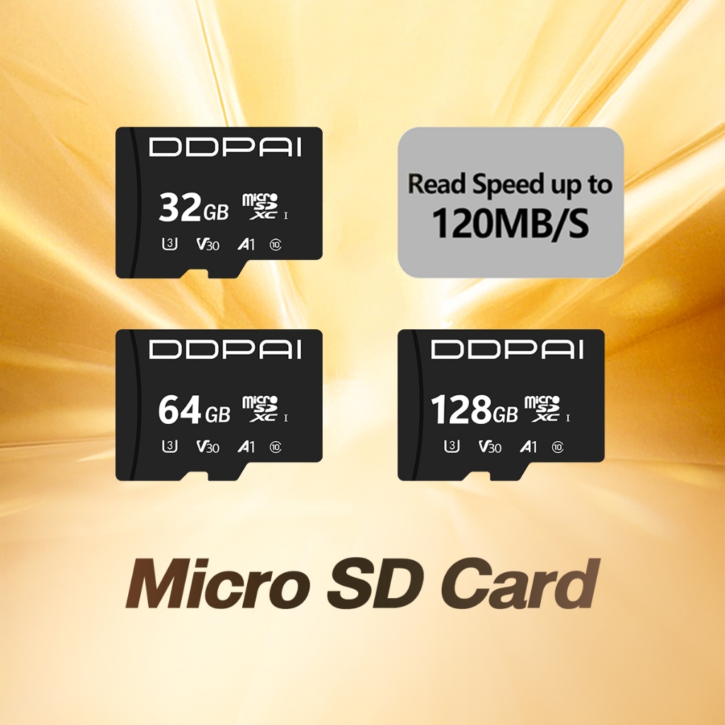 SD Card for DDPai Dash Cam & Mi Smart Sucrity Camera CCTV 32G/64G/128G