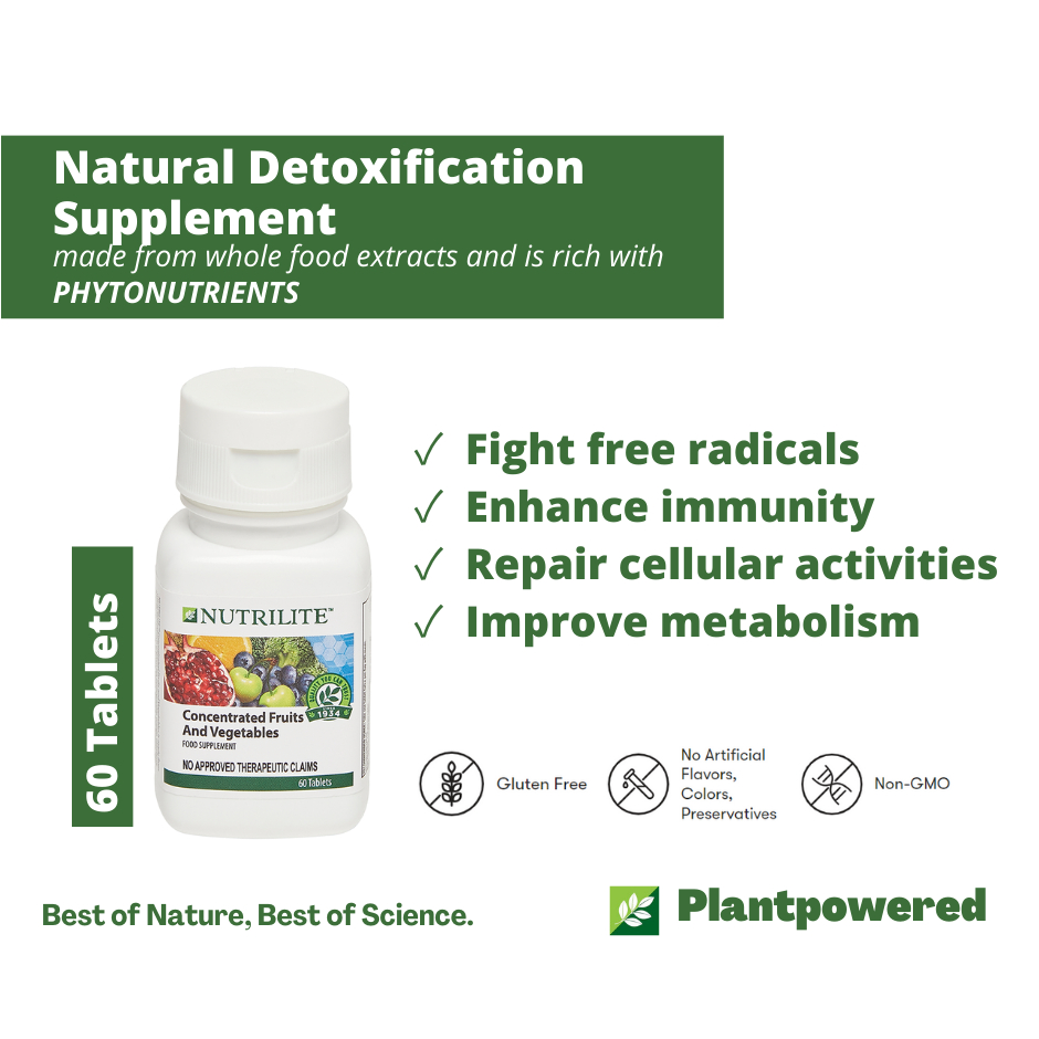 NUTRILITE™ Concentrated Fruits And Vegetables Tablet Shopee Philippines