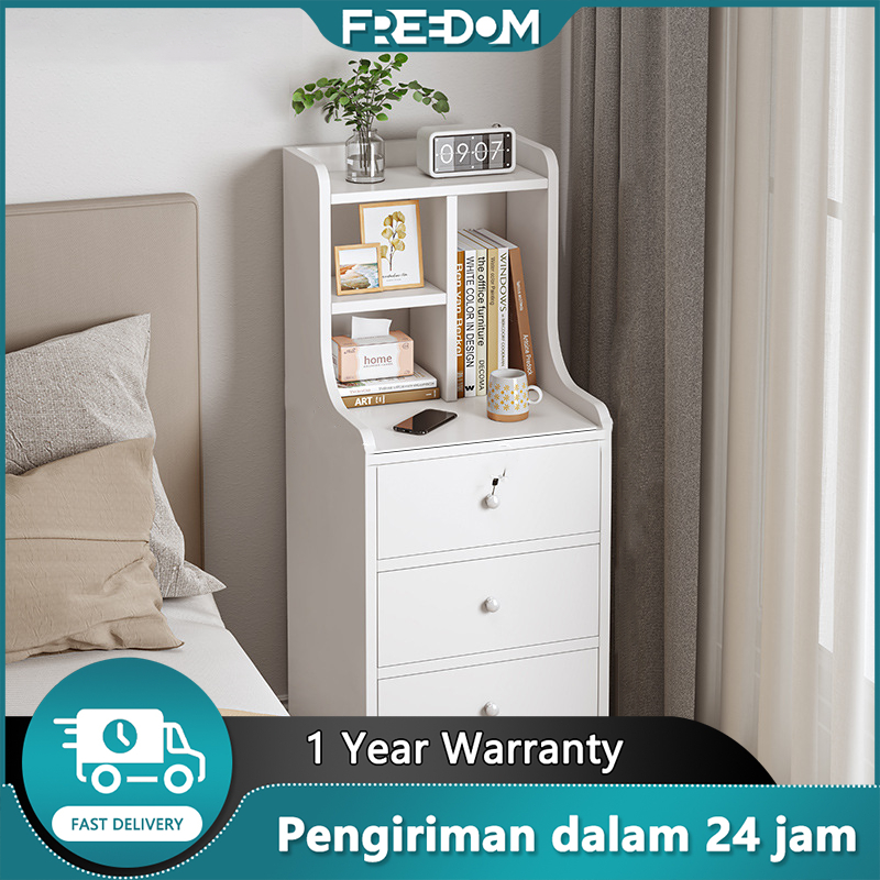 Secure and Stylish Bedside Table with Lockable Drawer - Perfect for ...