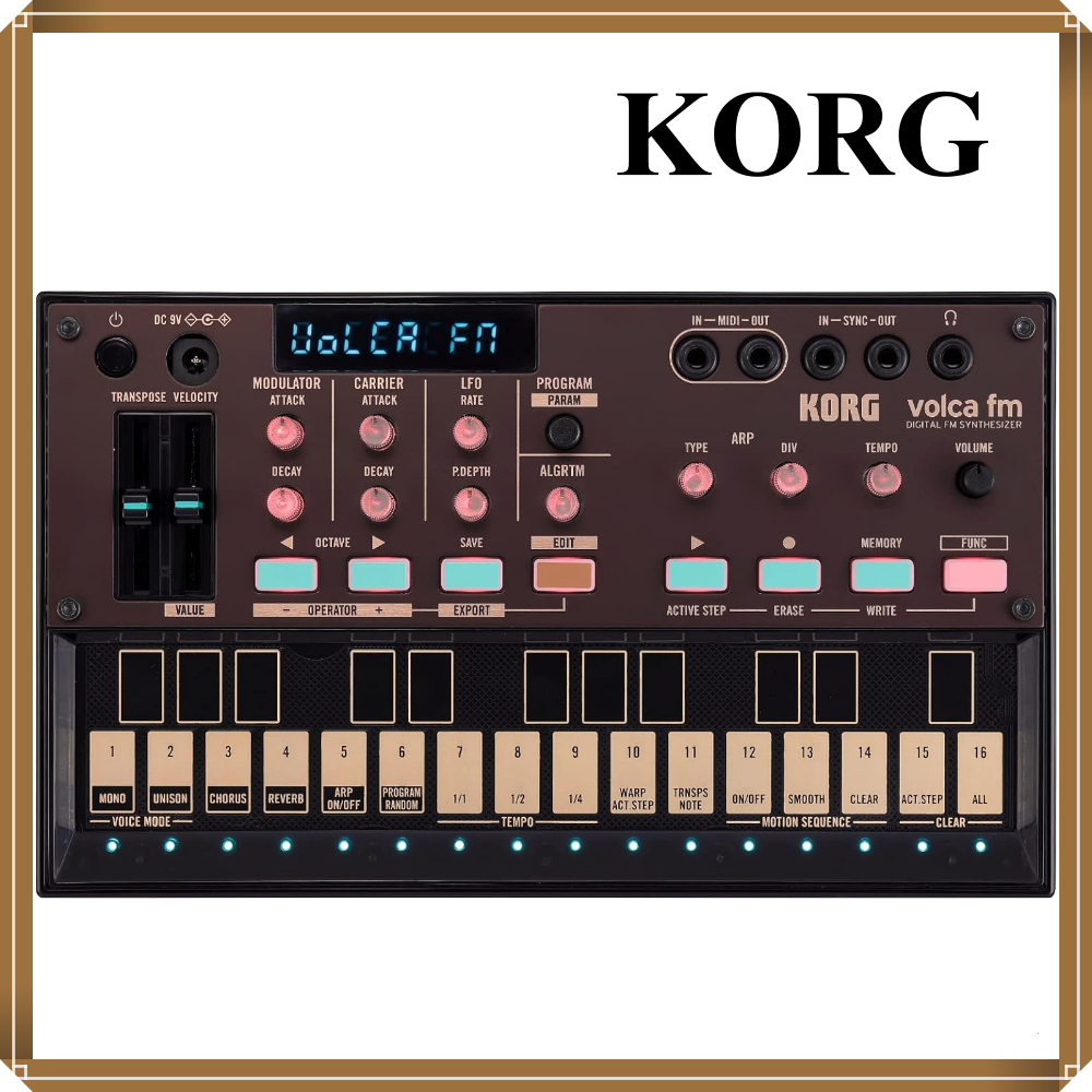 KORG FM synthesizer 6 voices chorus reverb volca fm2 [direct from 