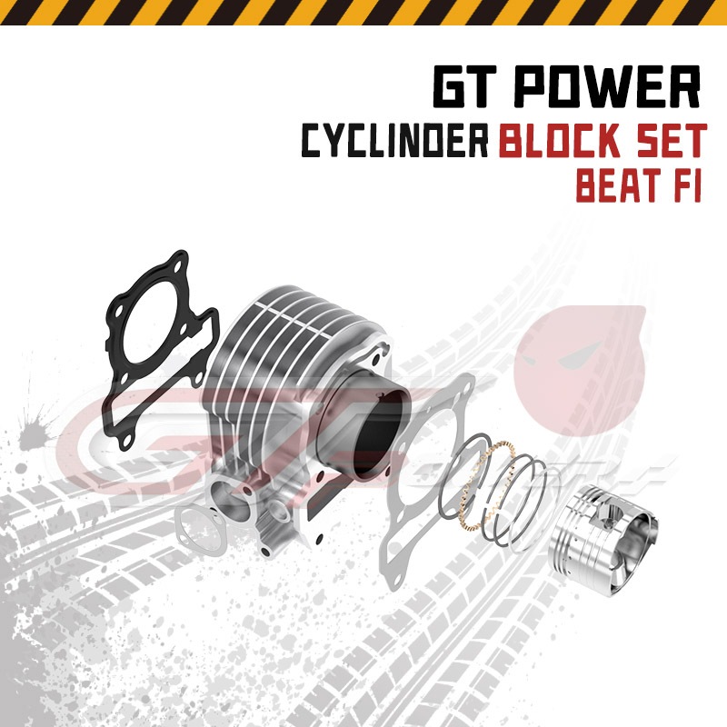 GT POWER CYLINDER BLOCK SET BEAT FI STD Φ50MM MADE IN THAILAND | Shopee ...