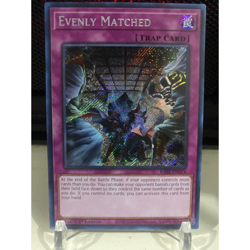 yugioh card evenly matched Terrors in the Hidden City [MP23-EN206] Common – Darkwater Games main image 0