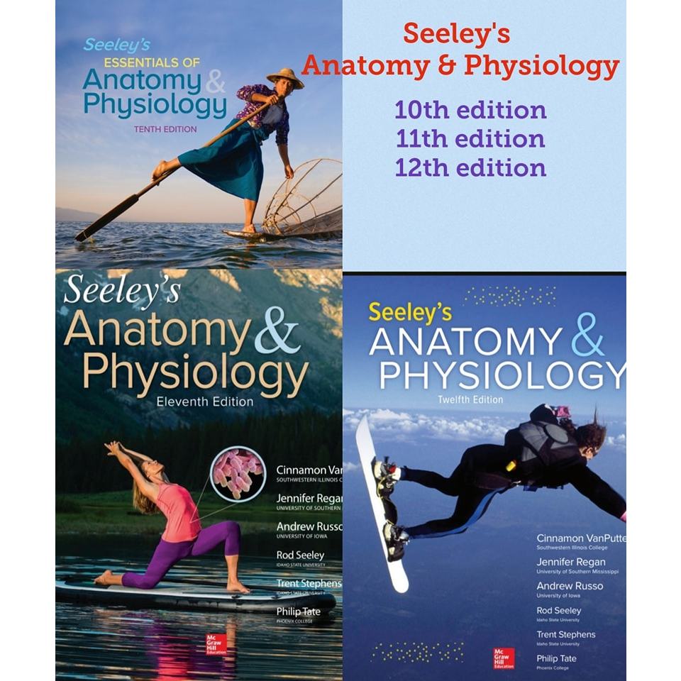 SEELEY'S ANATOMY AND PHYSIOLOGY 10th/11th/12th Edition | Shopee Philippines