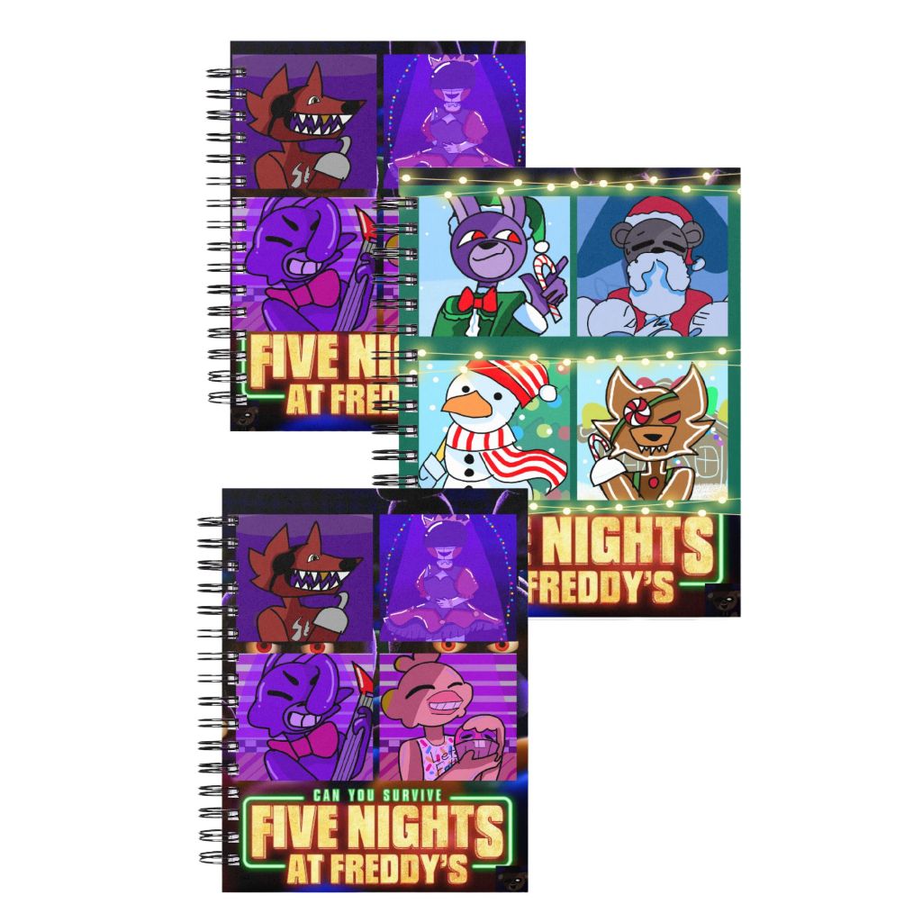 FNAF Five nights at Freddy's Personalize Sketch pad / notebook / Merch ...