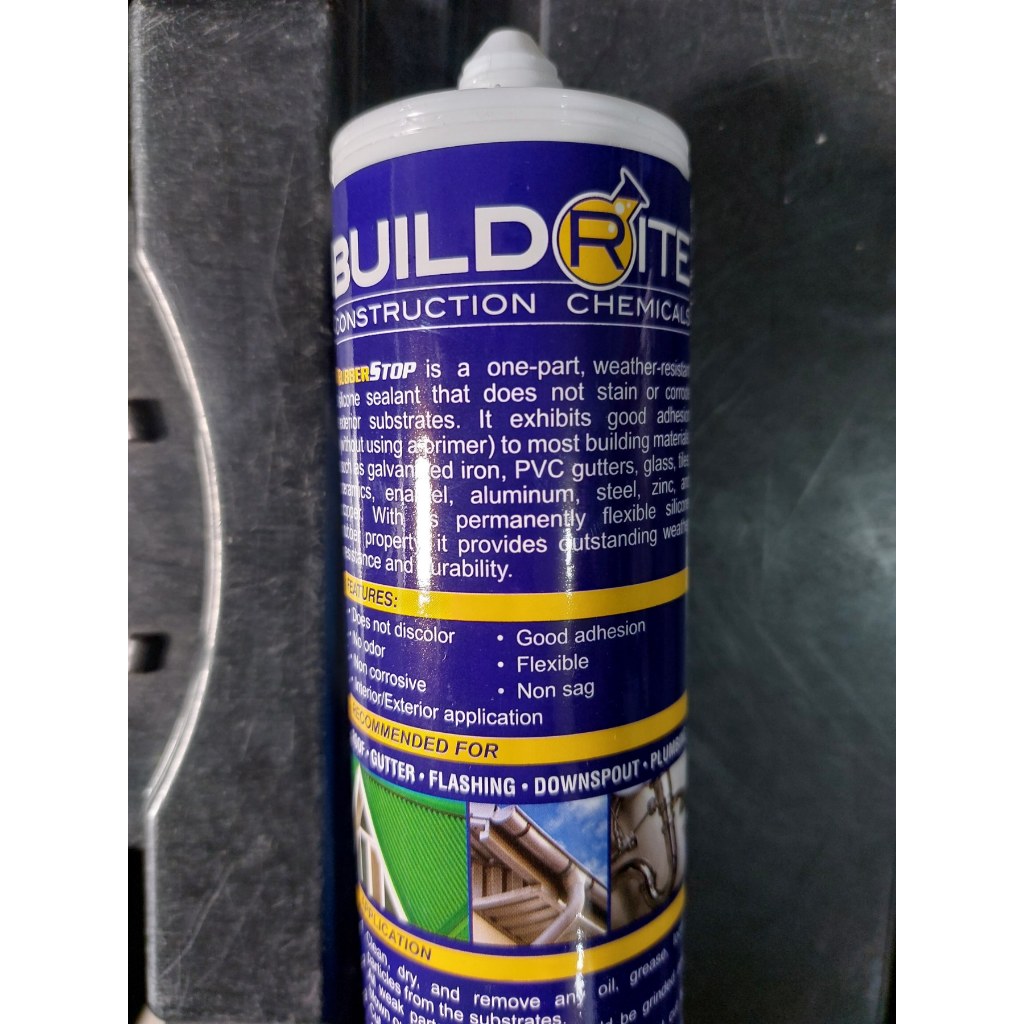 Buildrite 300g Rubberstop Flexible Rubber Sealant | Shopee Philippines