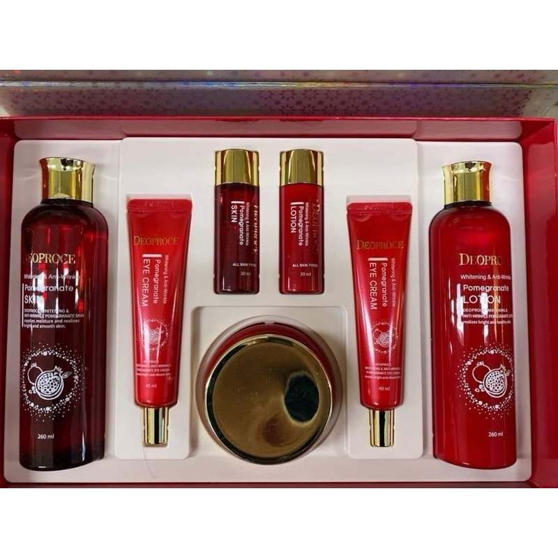 Deoproce Whitening & Anti-Wrinkle Pomegranate Set NEW PACKAGING ...