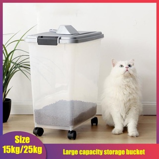 25KG Foldable Food Storage Container Pet Food Container Rice