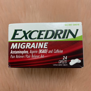  Excedrin Migraine Relief Caplets to Alleviate Migraine