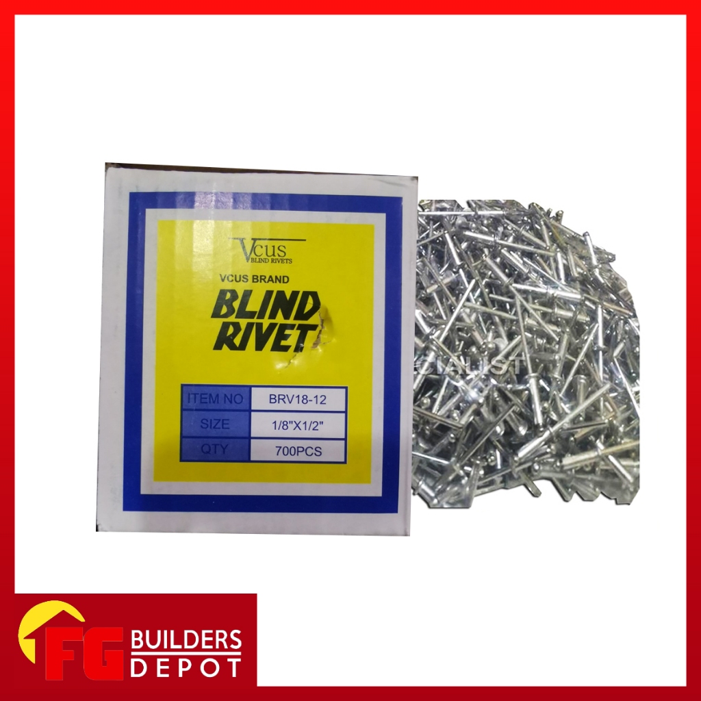 BLIND RIVETS VCUS BRAND 700PCS/BOX | Shopee Philippines