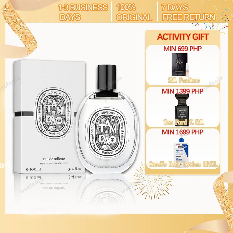 Diptyque Tam Dao Fragrance Perfume Long Lasting Unisex Oil Based