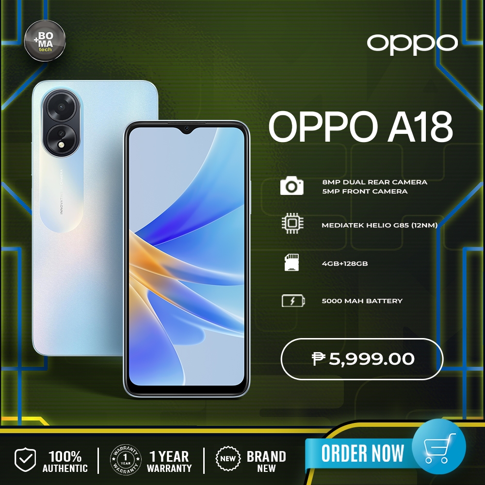 OPPO A18 CPH2591 4Gb+128Gb | Shopee Philippines